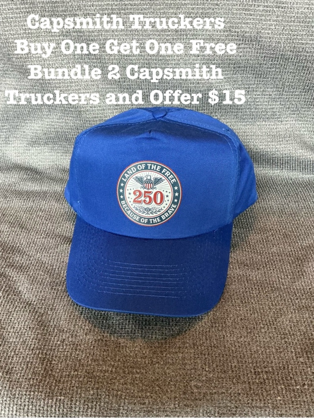 Capsmith 250 Anniversary Hat – Land of the Free Snapback